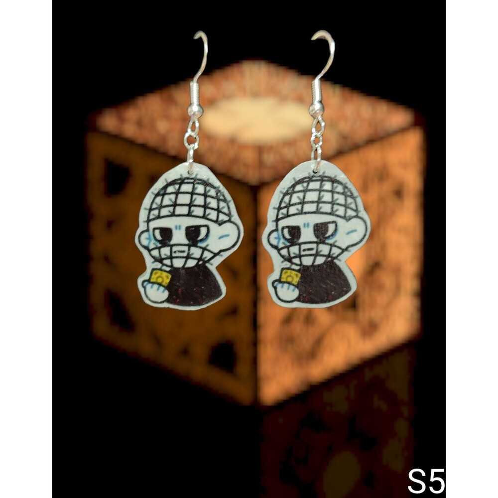 Hellraiser Pinhead Earrings